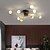 cheap Unique Pendant Lights-LED Ceiling Light Modern Nordic Chandelier 6 8 Heads Flush Mount Lights Metal Artistic Style Modern Style Stylish Painted Finishes 220-240V