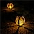 olcso Pathway Lights &amp; Lanterns-napelemes lámpák kültéri függő napelemes vintage kerti lámpa retro lámpák üreges napelemes lámpák fogantyúval az udvari fa kerítés terasz táj koszorú világítás