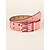 cheap Belt-Women&#039;s Waist Belt Pink Party Street Dailywear Holiday Belt Pure Color / Basic / Fall / Winter / Spring / Summer