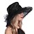 cheap Hats-Women&#039;s Chic &amp; Modern Party Wedding Street Party Hat Pure Color Floral Yellow Red Hat Portable Sun Protection Breathable / Blue / Purple / Fall / Winter / Spring