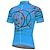 cheap Men&#039;s Jerseys-21Grams Men&#039;s Cycling Jersey Short Sleeve Bike Jersey Top with 3 Rear Pockets Mountain Bike MTB Road Bike Cycling Breathable Moisture Wicking Soft Quick Dry Yellow Pink Blue Graphic Polyester Sports