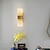 זול אורות קיר פנימיים-אור קיר מודרני מנורות קיר זהב פמוטי קיר חדר אוכל חדר אוכל אקרילי 110-120v 220-240v 10w