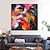 cheap People Paintings-Large Size Original Oil Painting 100% Handmade Hand Painted Wall Art On Canvas Colorful Beauty Woman Face Abstract Modern Home Decoration Decor Rolled Canvas No Frame Unstretched