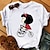 baratos Camisetas de anime-Mafalda Fantasias Anime Desenho Mangá Imprimir Harajuku Arte Gráfica Kawaii Para Homens Mulheres Adulto Regresso à Escola Hot Stamping
