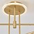 billige Unike lysekroner-ledet taklampe moderne nordisk klynge design lysekrone kobber moderne stil sputnik globe messing 9 6 hoder 84cm 105 cm 220-240v 110-120v