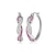voordelige Oorbellen-vrouwen hoepel oorbellen mode multicolor oorbellen creatieve cross wrap ingelegd zirconia manchet hoepel oorbellen voor vrouwen