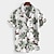billiga hawaiianska lapelskjortor för män-Herr Skjorta Hawaii skjorta Grafisk skjorta Aloha skjorta Kokosnötsträd Palmträd Krage Vit Ljusgrön Rodnande Rosa Blå Grön Utomhus Gata Kortärmad Button-Down Kläder Hawaiisk Designer Ledigt Bekväm