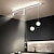 Недорогие Люстры-светодиодный потолочный светильник с точечным светом свет для крыльца современный белый 80см 100 см индивидуальный дизайн люстра металлический художественный стиль современный стиль стильная