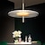 abordables Luces de isla-luz colgante led luz de isla de cocina oro moderno 35/45/55 cm araña de diseño único acrílico estilo artístico elegantes acabados pintados 220-240v 110-120v
