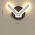 abordables Apliques de pared para interior-Lightinthebox-luz led de pared creativa, luces led modernas para pared, sala de estar, dormitorio, luz de pared acrílica, 220-240v, 12w