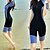 billige Udslætvagter-Dame Huddragt til dykkerudslæt UV Solbeskyttelse UPF50+ Åndbart Kortærmet Badetøj Badedragt Forside Lynlås Svømning Dykning Surfing Snorkling Patchwork Sommer / Elastisk / Hurtigtørrende