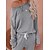 cheap Basic Women&#039;s Tops-Women&#039;s Loungewear Home Daily Wear Basic Solid Color Wool &amp; Polyester Blend Pajamas Hoodie Pant Fall &amp; Winter Scoop Neck Long Sleeve Drawstring Belt Included