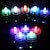 billiga Undervattensbelysning-10st LED-färgglada ljus runda vattentäta undervattensljus utomhusbatteri nedsänkbart ljus för bröllopsbad damm pool badkar akvariefest vas dekor