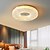 billige Krystalltaklampe-led taklampe akryl rund gulldesign 50cm innfelt lys kobber messing moderne stue soverom spisestue 220-240v 110-120v