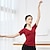 Χαμηλού Κόστους Εξάσκηση χορού-Ρούχα Γυμναστικής Κορυφή Μονόχρωμο Γυναικεία Εκπαίδευση Επίδοση Κοντομάνικο Ψηλό Μοντάλ