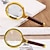 Недорогие Ручные инструменты-портативная портативная 10-кратная лупа с ручкой 90 мм ретро лупа стеклянный глаз