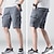 cheap Cargo Shorts-Men&#039;s Hiking Shorts Cargo Shorts Military 10&quot; Cotton Quick Dry Multi Pockets Dark Grey Army Green Light Grey Clothing Clothes Work Camping / Hiking Hunting Fishing Climbing Beach / Belts not included