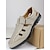 billige Herresandaler-2019 sommer nye mode mænds sandaler læder hule åndbare læder sko tidevand hul sko engros engros