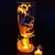 preiswerte Unterwasserlampen-10pcs LED bunte Kerze runde wasserdichte Unterwasserlicht Außenbatterie Tauchlicht für Hochzeit Wanne Teich Pool Badewanne Aquarium Party Vase Dekoration