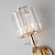 voordelige Kristallen Wandlampen-lightinthebox led-wandlamp kristal mini-stijl moderne Scandinavische stijl zwart goud wandlampen wandkandelaars woonkamer slaapkamer staal 220-240v 110-120v