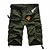 cheap Hiking Trousers &amp; Shorts-Men&#039;s Cargo Shorts Hiking Shorts Tactical Shorts Military Camo Summer Outdoor Ripstop Breathable Quick Dry Multi Pockets Shorts Bottoms Below Knee Black Army Green Cotton Hunting Fishing Climbing 29