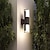 رخيصةأون إضاءات الحوائط الداخلية-مصابيح حائط LED من Lightinthebox مقاومة للماء على الطراز الشمالي مصابيح حائط LED خارجية من الألومنيوم IP65 حديثة بسيطة 110-240 فولت 7 واط