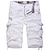 cheap Hiking Trousers &amp; Shorts-Men&#039;s Cargo Shorts Hiking Shorts Tactical Shorts Military Summer Outdoor Ripstop Breathable Quick Dry Lightweight Shorts Capri Pants Bottoms Below Knee White Black Cotton Fishing Climbing Beach 29 30