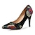 cheap Women&#039;s Heels-Women&#039;s Heels Pumps High Heels Wedding Party Color Block Pumps Pointed Toe Satin Loafer Black White Pink