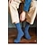 Недорогие мужские носки-Муж. 5 пар Носки Чулки Толстые короткие носки Многоцветный 5 пар Черный Цвет Хлопок Однотонный Одежда для спорта и отдыха Повседневные Теплые Наступила зима