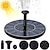 رخيصةأون أضواء تحت الماء-نافورة شمسية لحمام السباحة 2 قطعة 1 قطعة نافورة مياه تعمل بالطاقة الشمسية بركة بركة شلال نافورة ديكور حديقة في الهواء الطلق حمام طيور تعمل بالطاقة الشمسية نافورة مياه عائمة