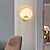 Недорогие Бра-Lightinthebox светодиодный настенный светильник в скандинавском стиле, светодиодные настенные светильники для гостиной, спальни, медный настенный светильник, 220-240 В, 30/32 Вт