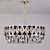 abordables Lustres-lustre en cristal de lumière pendante menée 60cm 80cm lanterne desgin acier inoxydable galvanisé 220-240v 110-120v