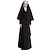 cheap Carnival Costumes-Nun Cosplay Costume Party Costume Masquerade Adults&#039; Women&#039;s Outfits Halloween Performance Party Halloween Halloween Masquerade Mardi Gras Easy Halloween Costumes