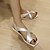 billige Sandaler til kvinner-Dame Sandaler Ortopediske sandaler Bunion-sandaler Flat hæl Kvadratisk Tå PU Syntetisk Spenne Sølv Svart Lysebrun