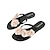 cheap Women&#039;s Slippers &amp; Flip-Flops-Women&#039;s Slippers &amp; Flip-Flops Flip-Flops Outdoor Slippers Beach Slippers Flower Flat Heel Open Toe PVC Loafer Floral Almond Light Brown Pink