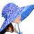 cheap Sports &amp; Outdoor Accessories-Sun Hat Hiking Hat Summer Outdoor Breathable Sweat wicking Hat Color blue Khaki / Fancy Blue Color blue / blue and white flowers for Fishing Climbing Camping / Hiking / Caving