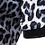 billiga pikétröja för män-Herr POLO Shirt Tennisskjorta Golftröja Gepardtryck Krage Vit Gul Marinblå Gata Dagligen Kortärmad Button-Down Kläder Bomull Affär Ledigt Bekväm