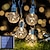 billige LED-stringlys-sollys utendørs vanntett ny ananas mønster pære fairy streng lys 5m-20leds 3.5m-10leds ip65 super lyse små lyspærer bryllup hage balkong cafe dekorasjon lys