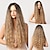 cheap Synthetic Trendy Wigs-Long Curly Synthetic Wig Middle Part Black Brown Blonde Ombre Wig for Black Women Afro Cosplay Heat Resistant Wig