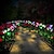 billiga Pathway Lights &amp; Lanterns-utomhus solbelysning trädgårdsbelysning 4 förpackningar 4 huvud lilja blomma solbelysning 3 förpackningar 2 förpackningar färgglada blomma trädgård uteplats bakgård hem ip65 vattentätt nattlampa