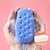 baratos organizador de banheiro-escova de banho de espuma de silicone criativa massagem de dupla face escova de banho de massagem para costas escovas de banho para limpar a pele