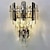 billige Indendørsvæglamper-krystalvæglampe moderne væglamper væglampe soveværelse stue spisestue 220-240v 110-120v 5 w