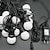 abordables Guirlandes Lumineuses LED-guirlandes lumineuses à ampoule led en plein air 5m 10m 20m guirlandes lumineuses 50 100 150 leds 2835 smd 1 set blanc chaud multicolore fête décorative vacances 100-240 v
