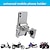 cheap Car Holder-Phone Holder Stand Mount Motorcycle Bike Bike &amp; Motorcycle Phone Mount 360°Rotation Aluminum Alloy Phone Accessory for iPhone 12 11 Pro Xs Xs Max Xr X 8 Samsung Glaxy S21 S20 Note20