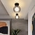 Χαμηλού Κόστους Φώτα οροφής και ανεμιστήρες-led οροφή φως βεράντα φως διαδρόμου μοντέρνο μαύρο 15cm flush mount lights μεταλλικό στυλ vintage μεταλλικό βαμμένο φινίρισμα χώρα 220-240v 110-120v