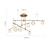 ieftine Designul globului-6-Light 9-Light 84/105 cm Proiectare cluster Candelabre Cupru Acrilic Stil modern Sputnik Kuglasta Alamă LED Modern 110-120V 220-240V