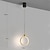 billiga Belysning för köksön-LED-hängande ljus modern nordisk ö ljus sänglampa cirkel ring desgin 20cm metallmålade ytor vardagsrum sovrum matsal 220-240v 110-120v