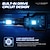 preiswerte Auto Scheinwerfer-2St NOVSIGHT Auto LED Scheinwerfer H13 9007 H7 Leuchtbirnen 10000 lm 72 W 6000 k Für Universal Alle Jahre