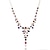 cheap Necklaces &amp; pendants-fashion diamond necklace y-shaped colored diamond necklace clavicle chain accessories
