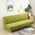 billige Futon sofa cover.-stretch futon sofatrekk grønt deksel elastisk sofa hvit grå vanlig armløs sofamøbelbeskytter solid myk slitesterk vaskbar